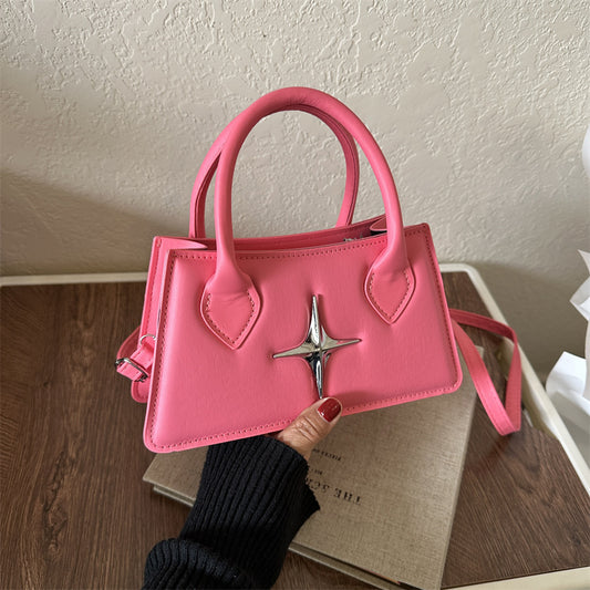 Autumn Simplicity Western Style Shoulder Crossbody Portable Small Square Bag