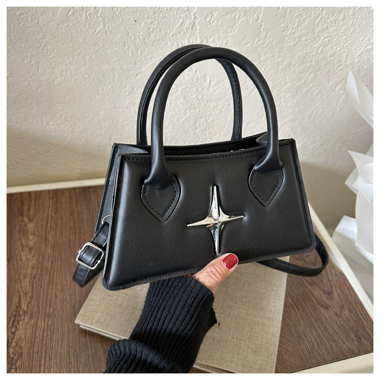 Autumn Simplicity Western Style Shoulder Crossbody Portable Small Square Bag