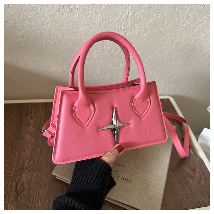 Autumn Simplicity Western Style Shoulder Crossbody Portable Small Square Bag