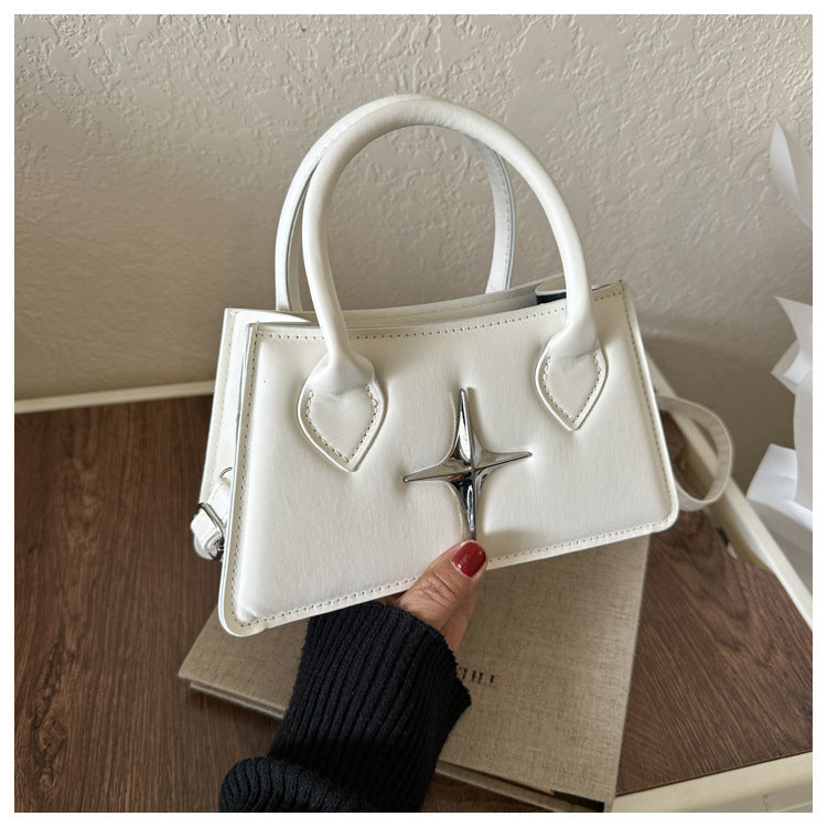 Autumn Simplicity Western Style Shoulder Crossbody Portable Small Square Bag